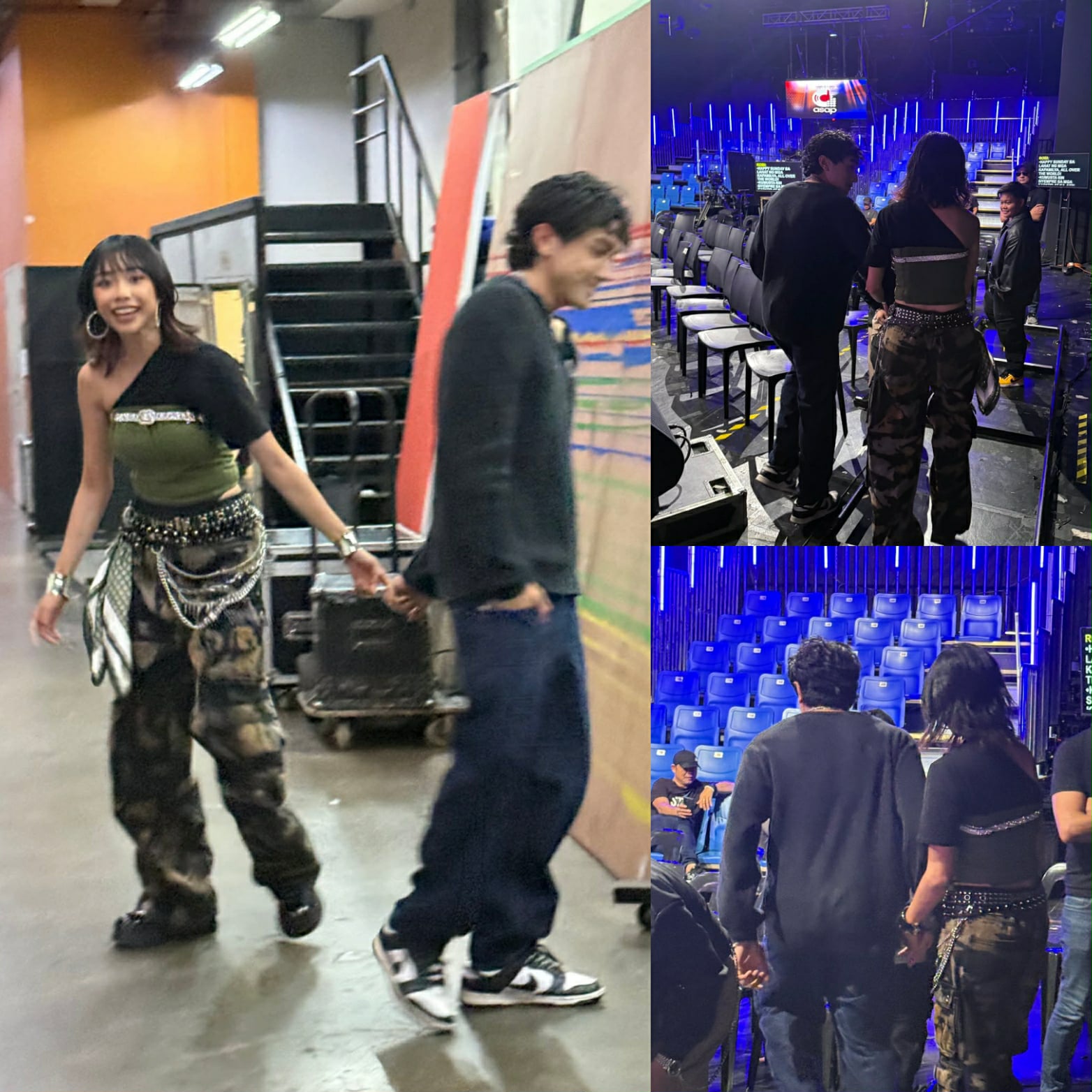 The "couple" seen holding hands at the taping of variety show "ASAP."  Darla Sauler/FB