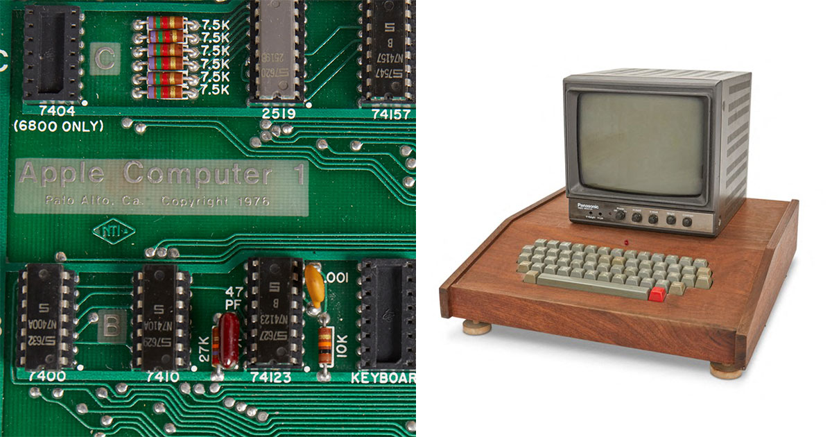 An original Apple computer hand-built by Jobs and Wozniak fetches $400k ...