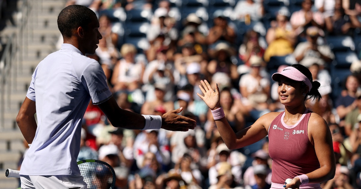 Eala, Auger-Aliassime bow out of US Open mixed doubles after first-round ...