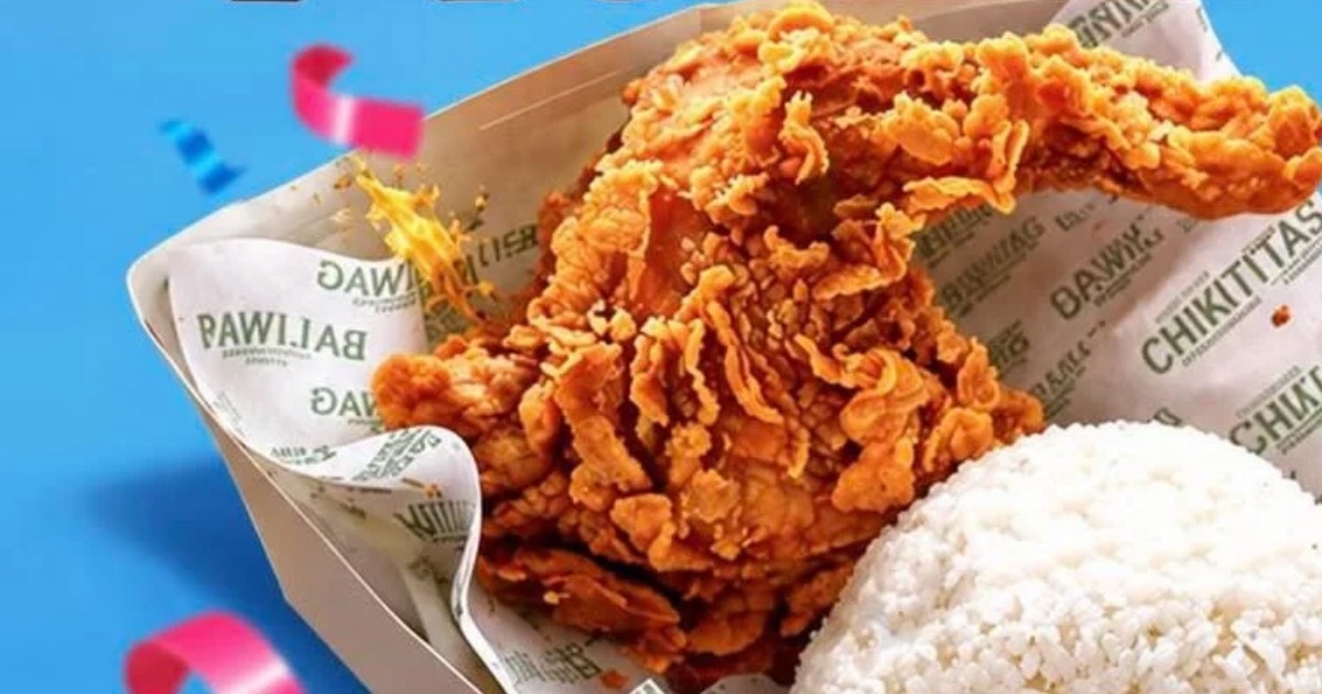 You can score an entire chicken and rice meal from Baliwag for only P10 ...