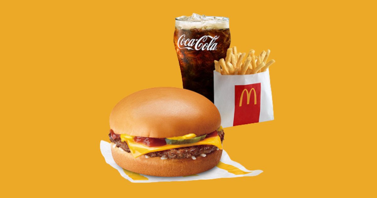 Attention, McDo fans: You can score an entire Cheeseburger meal for only P99 all week