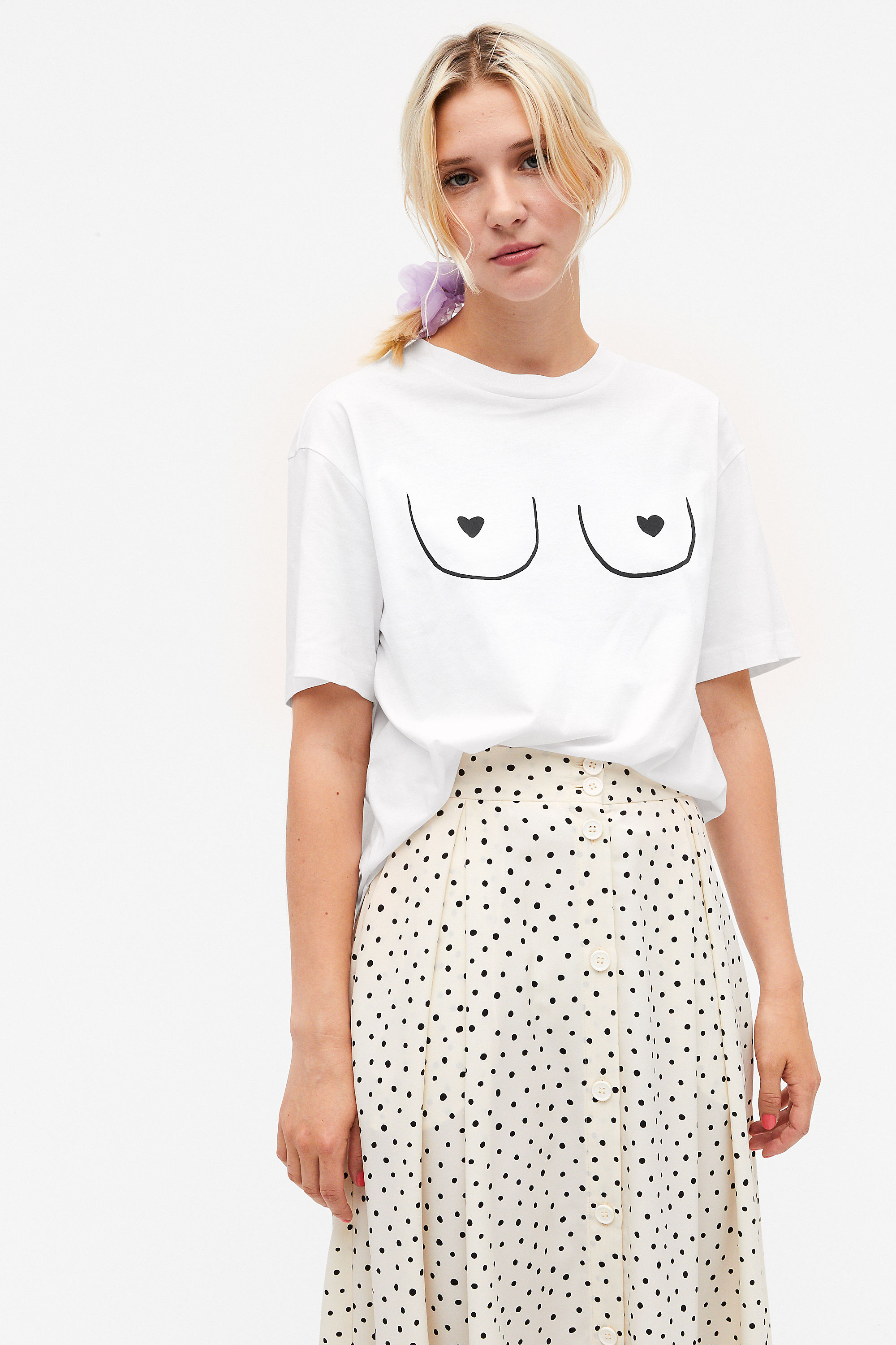 Boob shirt, price available upon request, Monki