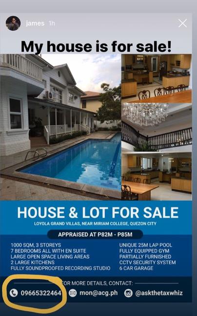 James Reed Home LOOK: James Reid is still selling the house he shared with Nadine ...
