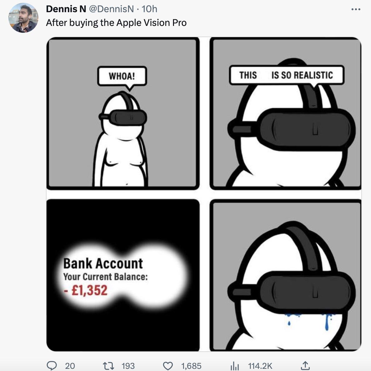 'Straight from 'Black Mirror'': Fans react to Apple Vision Pro announcement with funny memes ...
