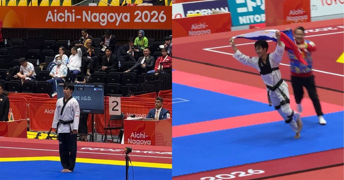 Jeus Yape aces virtual taekwondo match to earn PH its 4th Asiad gold