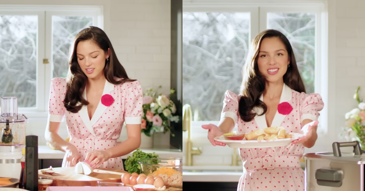 'It's feel-good food': Olivia Rodrigo flexes lumpia cooking skills ...