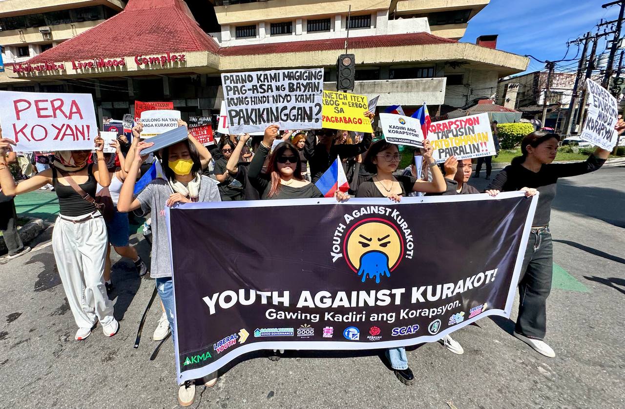 The youth protest corruption in Baguio