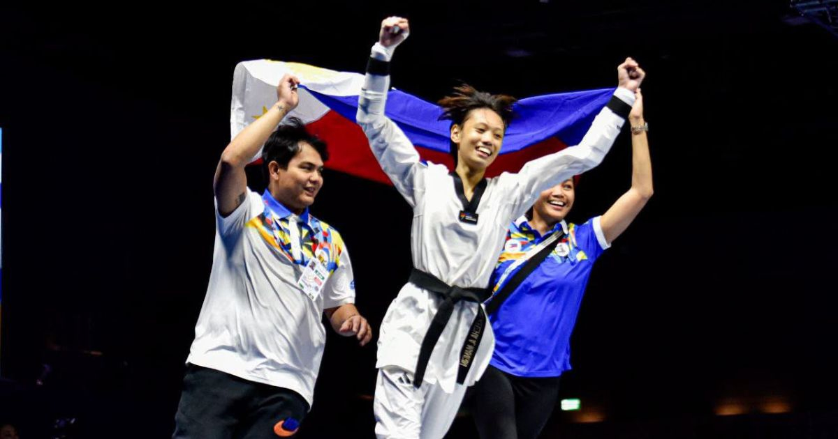 Filipina Tachiana Mangin claims silver in women's taekwondo at Asian ...