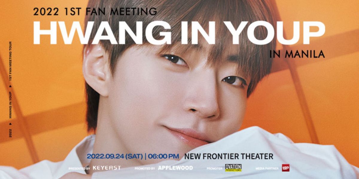 Hwang In Youp returns to Manila on Sept. 23 for first official fan ...