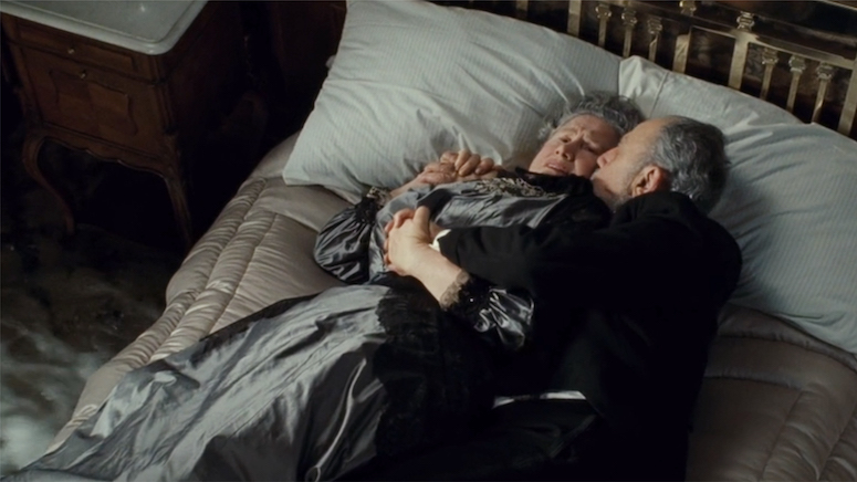 Isidor and Ida Straus in Titanic