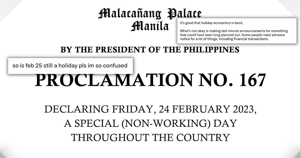 Is February 25 still a holiday? Here's the answer • PhilSTAR ...
