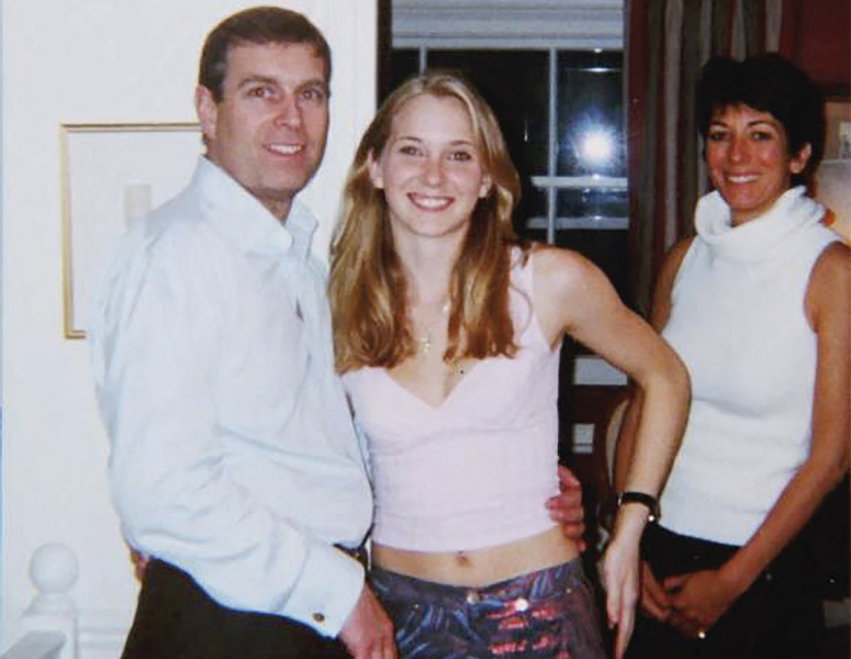 Prince Andrew, Virginia Giuffre, and Ghislaine Maxwell