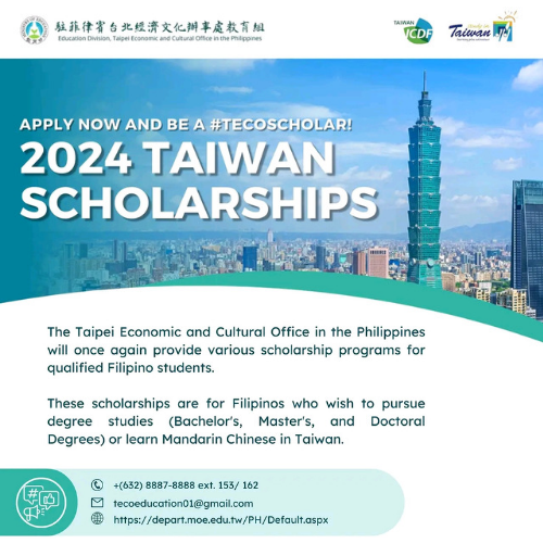 Photo Credit: Taiwan in the Philippines FB Page