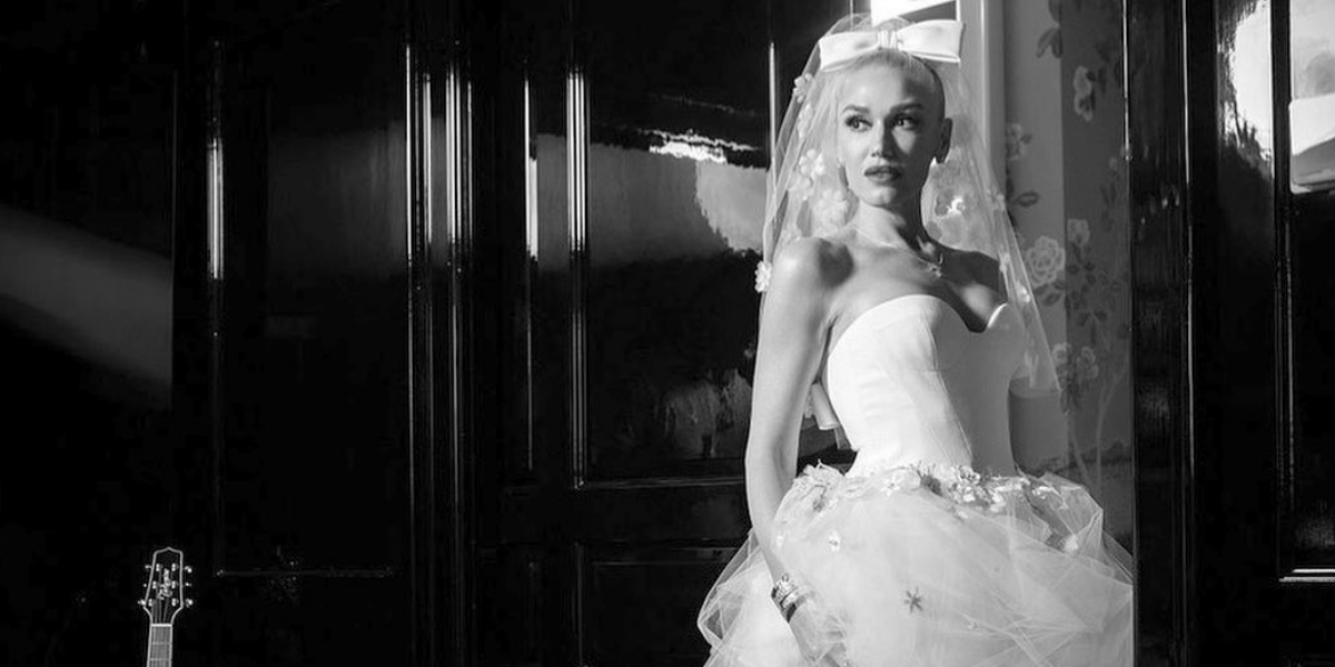 gwen stefani wedding dress designer Randi Rahm's "Gwen Stefani" Wedding Dress