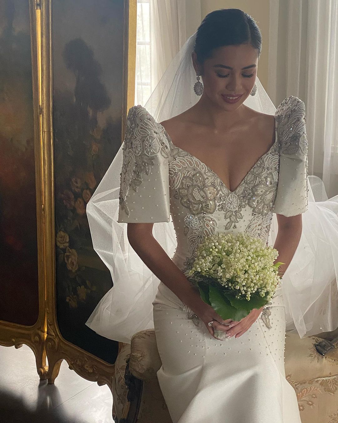 LOOK: Ella Pangilinan embraces heritage in Filipiniana-inspired wedding gown   PhilSTAR Life