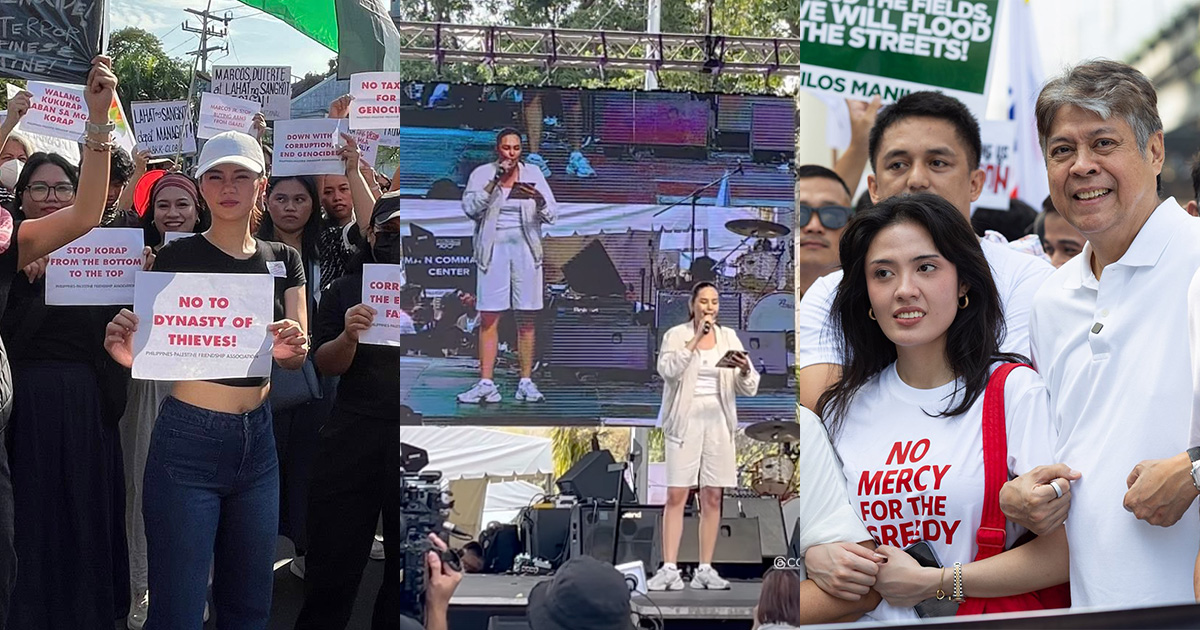 LOOK: Celebrities join the Nov. 30 anti-corruption protests