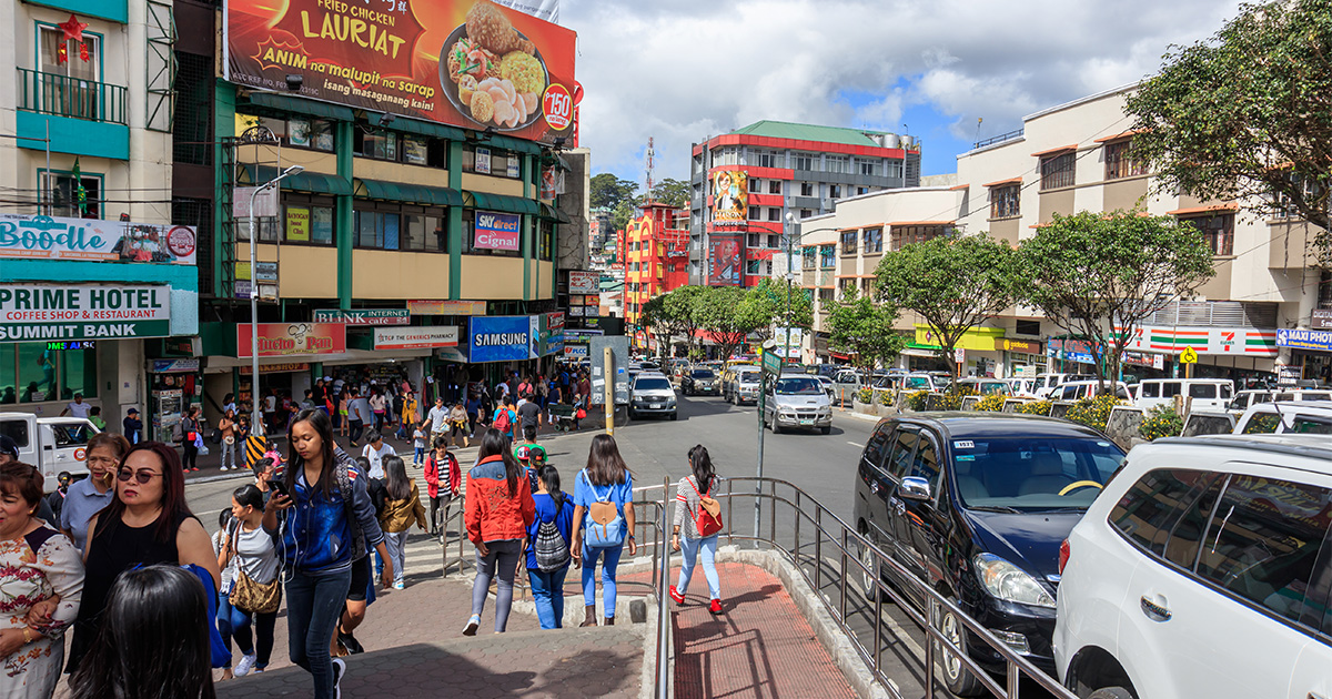 Baguio City plant die Sanierung der Session Road im Jahr 2027