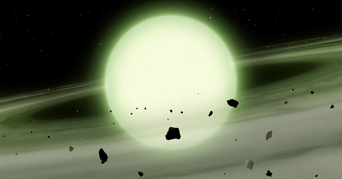 Newly identified green star leaves astronomers amazed