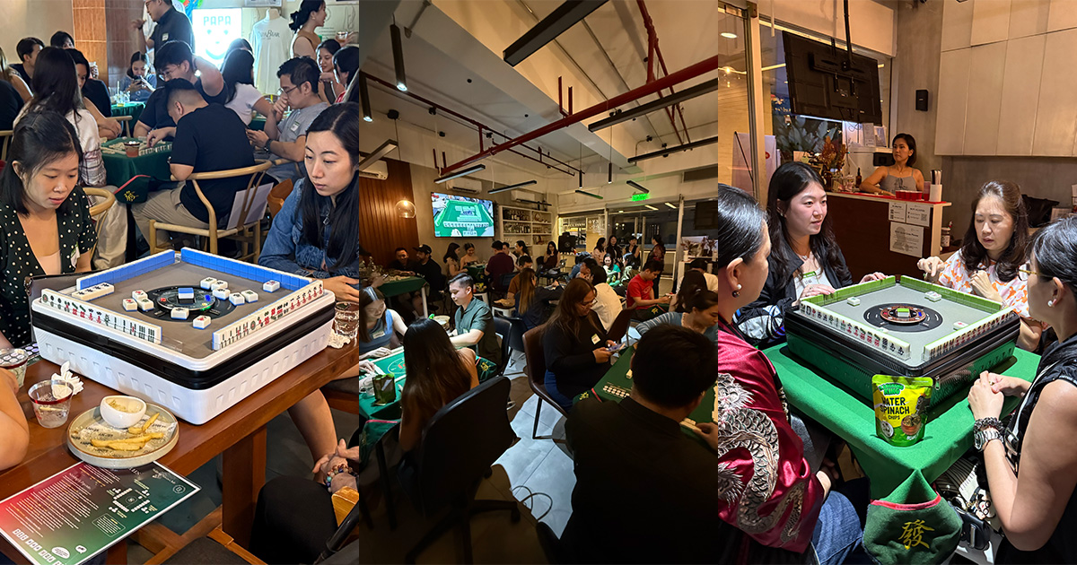 This social club invites everyone, including newbies, to play mahjong