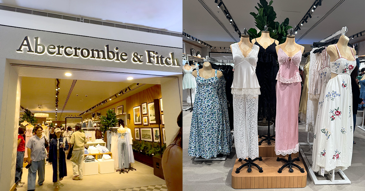 Abercrombie & Fitch eröffnet erste Filiale auf den Philippinen.