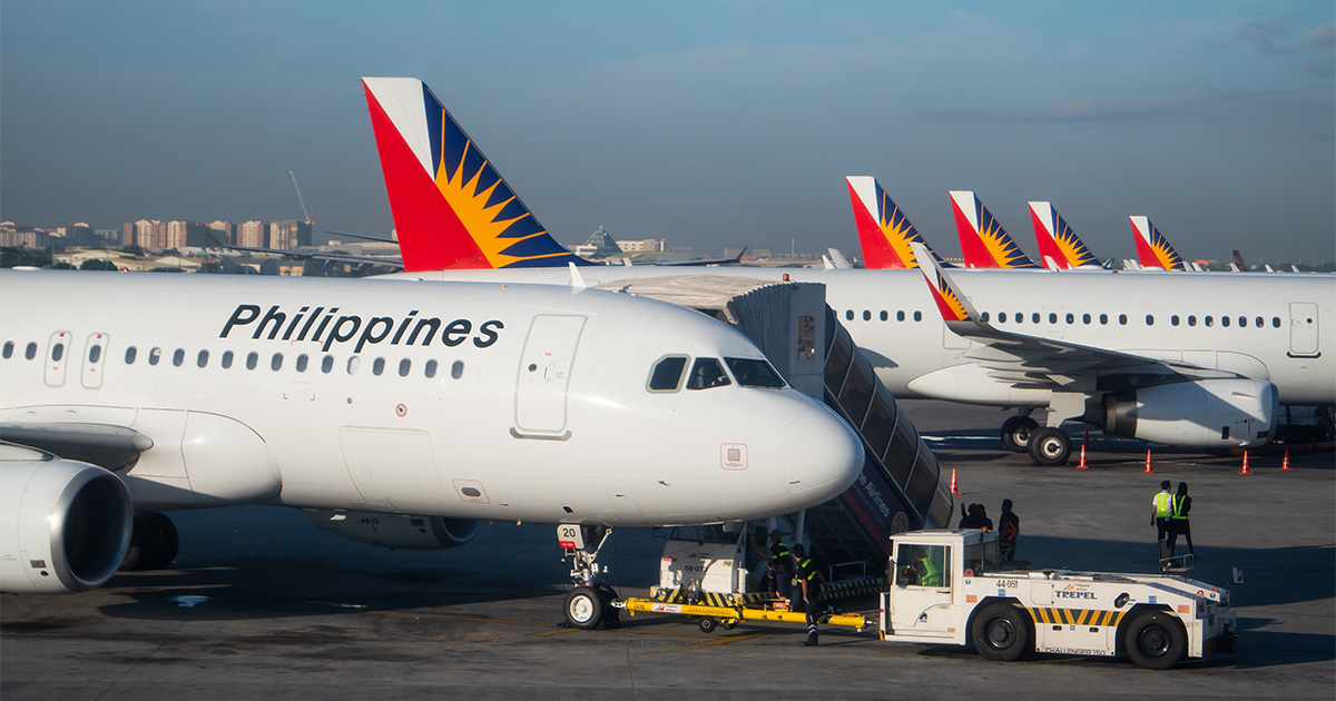 Philippine-Airlines-Flug nach Hongkong verspätet sich aufgrund von ...