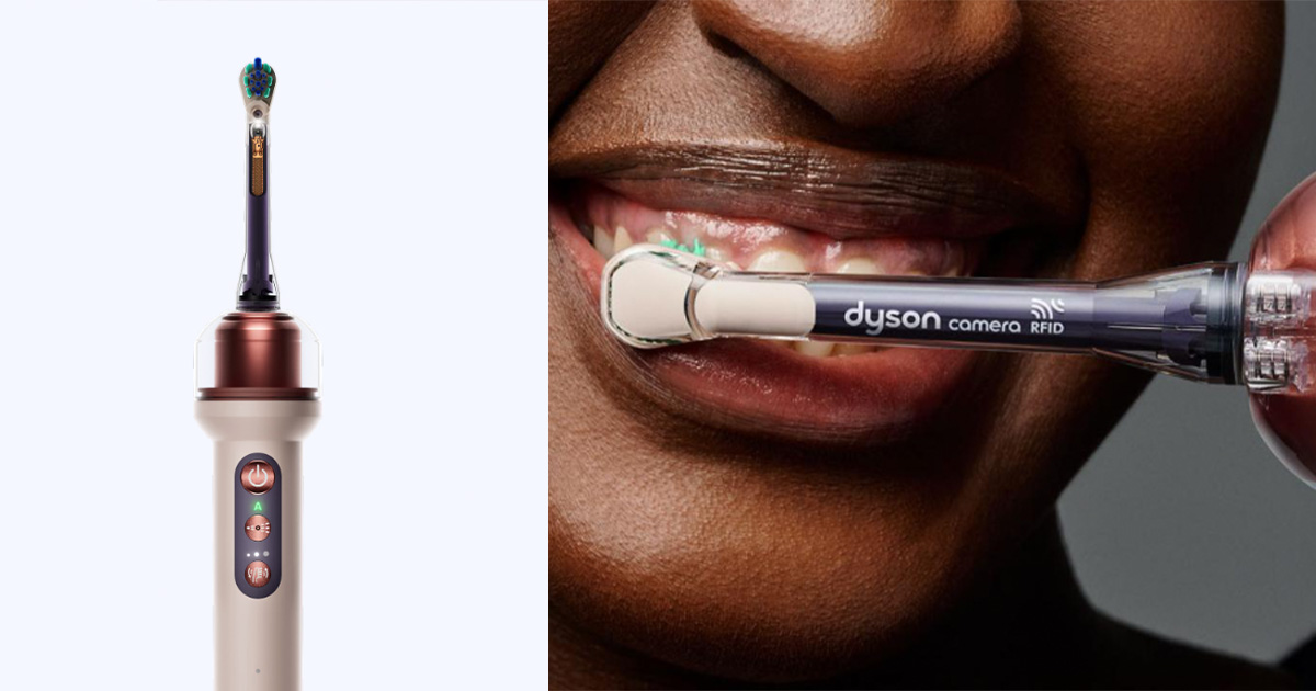 Dyson bringt eine Zahnbürste mit integrierter Kamera für die ...