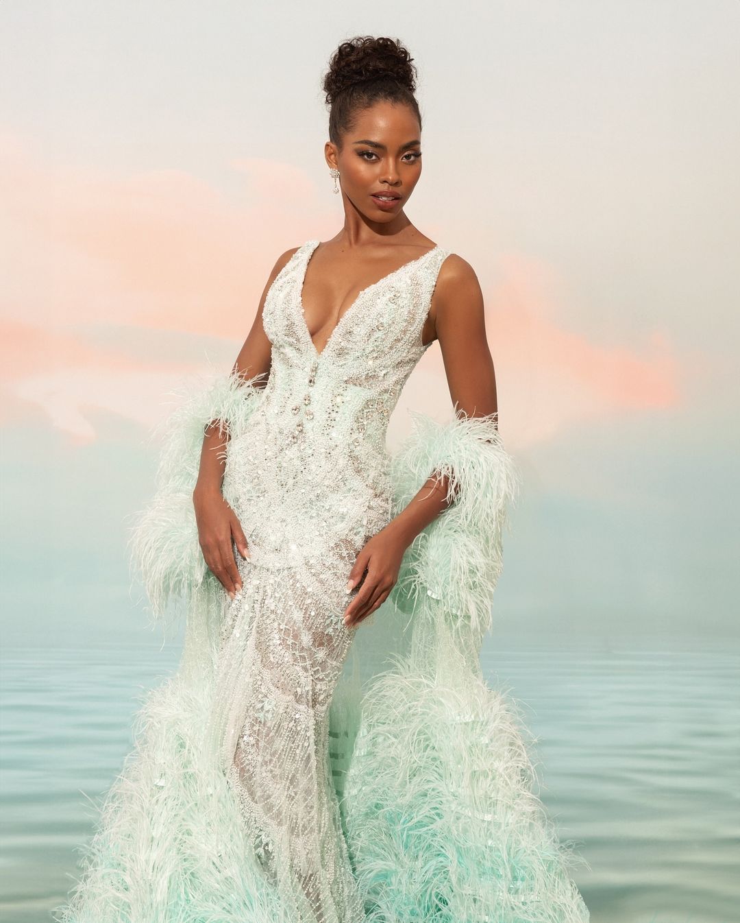 LOOK: Chelsea Manalo's unseen mint green evening gown for the 73rd Miss  Universe competition  PhilSTAR Life