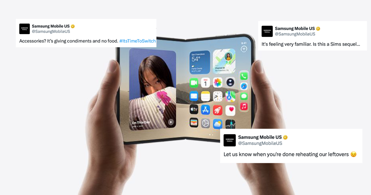 Samsung trolls Apple over iPhone Duo launch: 'So far, same'