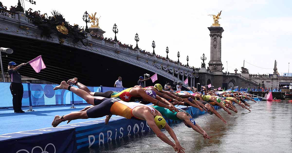Belgian triathlete 'sick' after Olympic race in Seine: officials ...