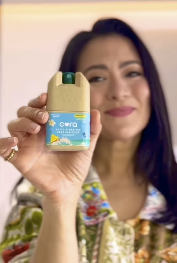 Wonderhome Naturals x Planet CORA Natto Hydrating Hand Sanitizer in Clean Seas