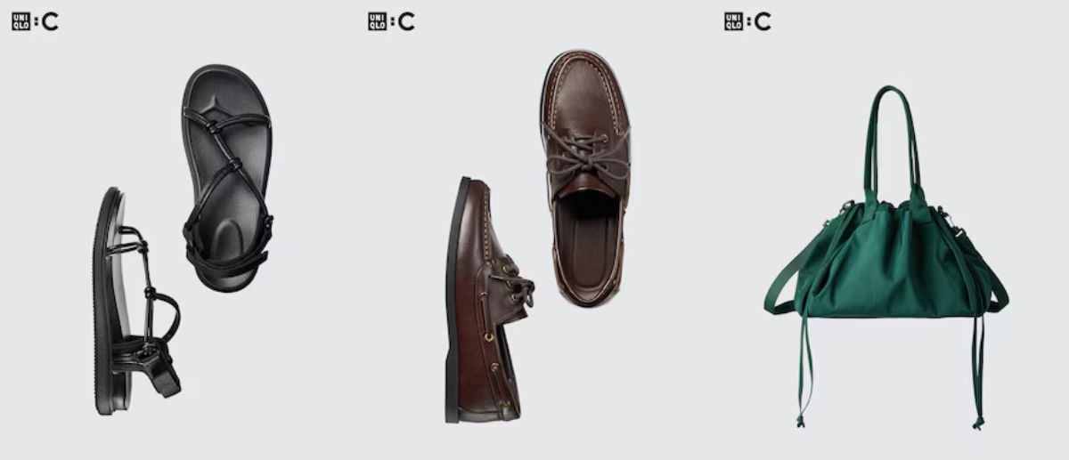 UNIQLO : C Collection shoes and tote