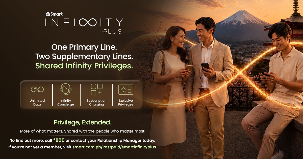 Smart Infinity Plus extends premium mobile experiences to those who ...