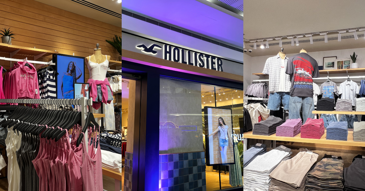 Hollister bringt seinen unverkennbaren Y2K-Vibe mit dem ersten Store ...