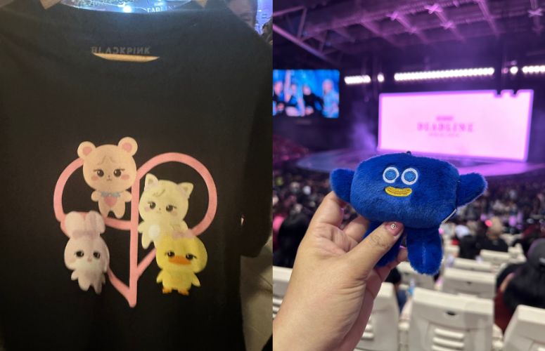 Concert haul secured: a cute BLACKPINK tee plus a free VISA Vee key chain, all made hassle-free with Maya.