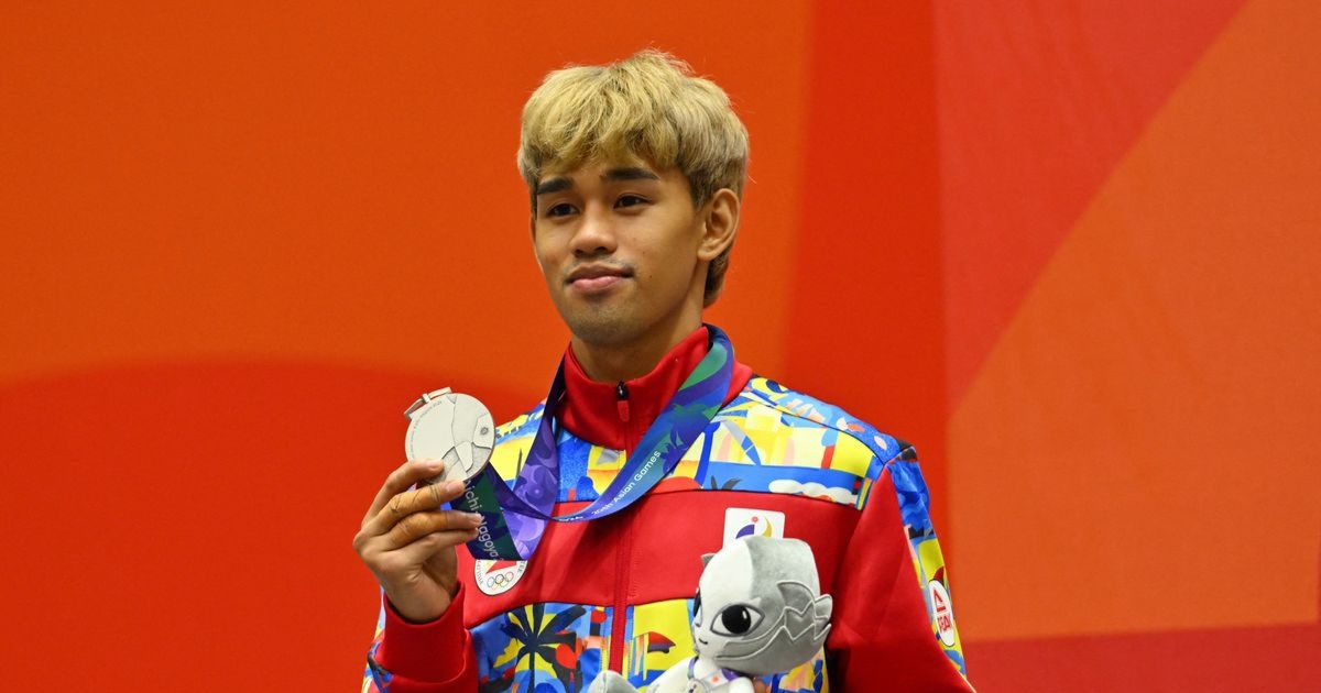 Kurt Barbosa wins silver in men's taekwondo at 2026 Asian Games