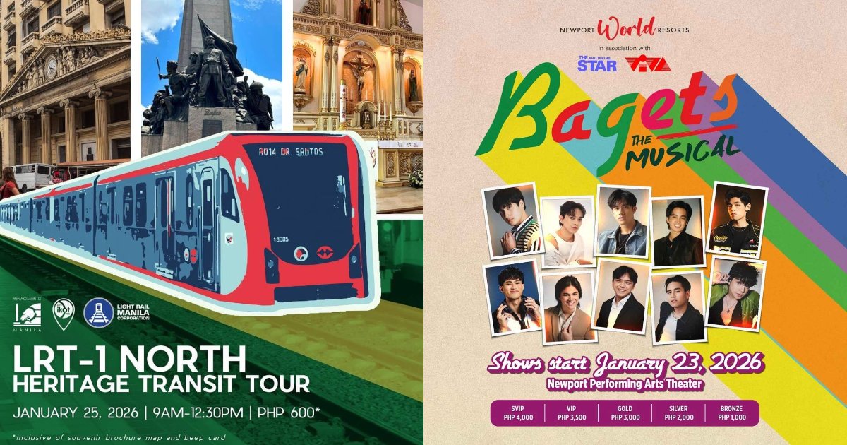 Wochenend-Aktivitäten: Heritage-Tour, 'Bagets the Musical' ...
